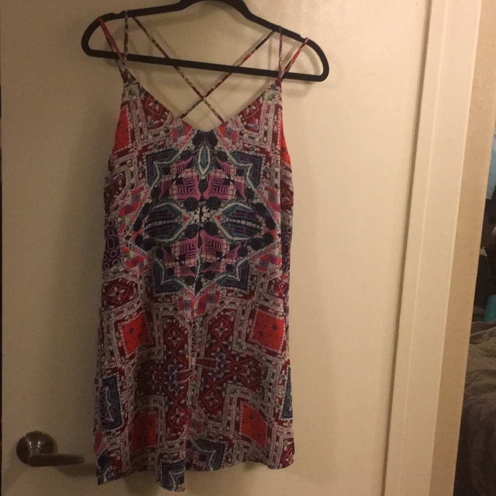 Aqua sun dress